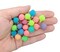 Miniature Ornaments in Bright Neon Colors, 8 pc Mix with Hangers, for Tiny Christmas Trees, Adorabilities